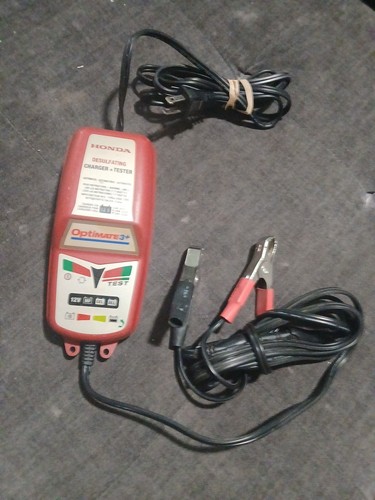 Genuine Honda Optimate 3 + Plus Battery Desulfating Charger Tester Works Great