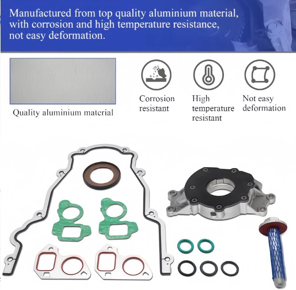 New M295HV High Volume Oil Pump Fits Chevy/GMC 4.8L-6.0L Sierra/Yukon Foto 4 de 4