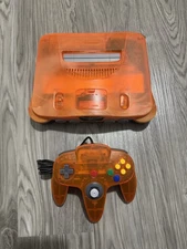Daiei Hawks Clear Orange Nintendo 64 Rare N64 Console