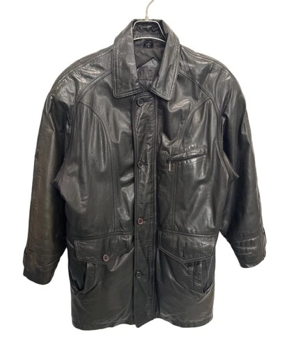 Wind Armor Leather Jacket Men's Size M Black - product listing photo