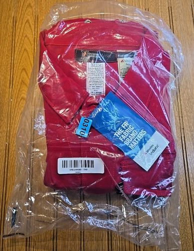 Red Neese Indura Westex Wear HRC2 FR Shirt  Size XX-Large Coveralls video thumbnail