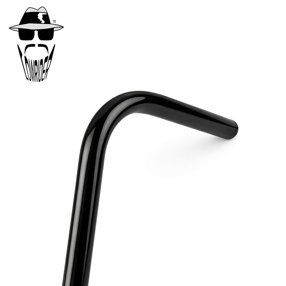 ORIGINAL LOWRIDER 9&rdquo; V Ape Handlebar Black Steel 25.4mm Clamp Cruiser/Choppers.