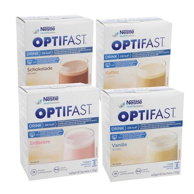 OPTIFAST Drink Pulver 8x55g (51,11 EUR/kg) - Bild 1 von 4