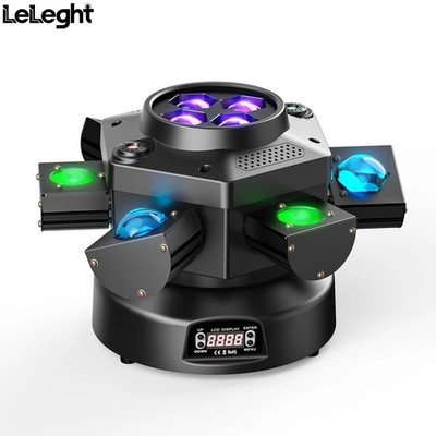 Leleght 200W RGBW 4-IN-1 Lichteffekt und Sterneneffekt gesteuert DMX512 Sound
