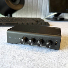 Schiit Loki Mini+ Analog 2-Channel Headphone Amplifier Black RCA In/Out 16VAC