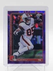 2025 Topps Chrome Football Purple Lava Refractor David Njoku #69