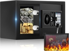 Sanfnz Digital Safe Box Steel Security Safe Keypad Lock Home Office Safe