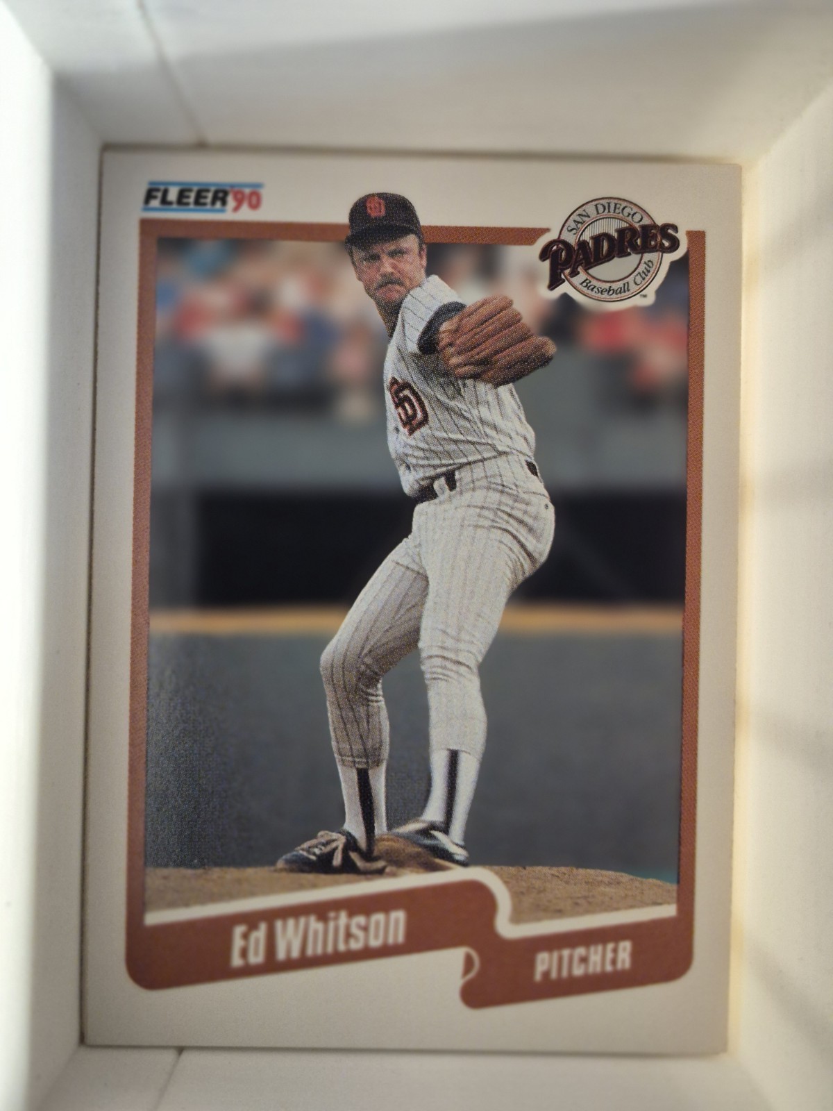 ED WHITSON 1990 FLEER #171 FREE SHIPPING