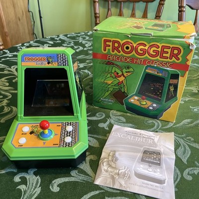 FROGGER Excalibur Electronic Tabletop Arcade Game Boxed Konami Atari 2005  Clean