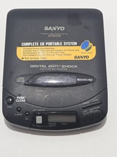 Sanyo CDP-55 Portable CD Player Digital Anti Shock Rechargeable