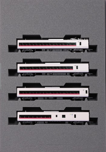 Juego adicional de 4 vagones Hitachi Tokiwa serie E657 calibre KATO N 10-1640 modelo tren | Zustand: New