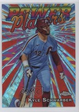 2025 Topps Chrome Logofractor Edition Power Players Kyle Schwarber #PP-15 1mq2
