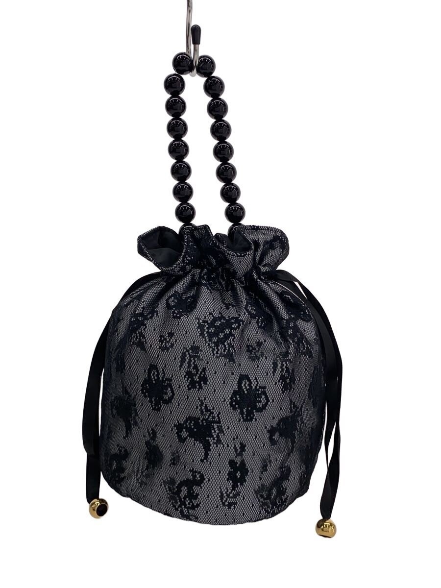 FEILER Heidi Drawstring Tote Bag Patterned Black … - image 1
