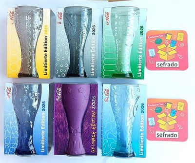 Mc Donalds Gläser 2026 Limitierte Edition alle 6 Gläser ink. Grimace Edition