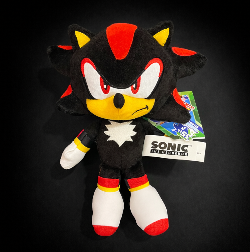 Sonic The Hedgehog 35th Anniversary SHADOW Plush New W/Tags Jakks