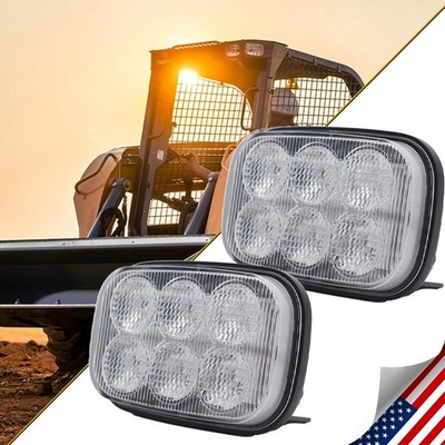 Pair LED Work light for Case Skid Steer Loader SR200, SR220, SR240, SR250, SV185