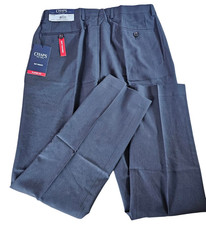 32x32 Chaps Men's Suit Separate Flat Front Dress Pants Grey