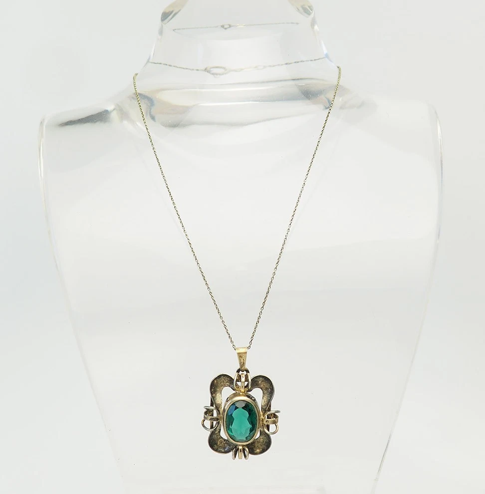 Collana da donna in argento sterling 925, con ciondolo a