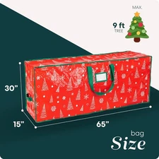 Handy Laundry Christmas Tree Storage Bag - Stores 9 Foot Artificial