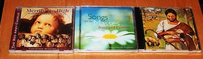CHRISTIANITY  3 CD LOT: YOU ARE MINE, SONGS FOR MASSES, MERRILY ON HIGH: NEW