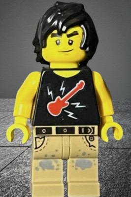 Lego  Minifigur njo672, Ninjago Legacy, Urban Cole NINJAGO City Gardens Gitarre