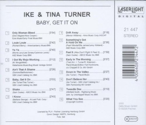 Ike Turner & Tina Baby Get It on (CD)