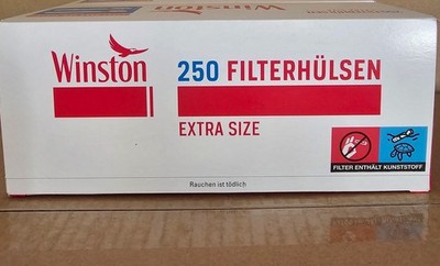 40 x 250(10000)Winston EXTRA Filterhülsen Sparhülsen!