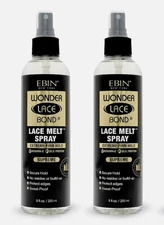 2-pack EBIN New York Wonder Lace Bond Lace Melt Spray 8oz - Supreme, Strong Hold