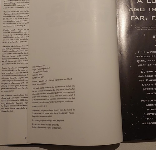 STAR WARS - Complete Illustrated Script Book 1999 George Lucas - Picture 5 of 6