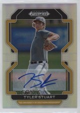 2022 Panini Prizm Draft Picks Silver Prizm Auto Tyler Stuart #PDP179 Auto 0rd2