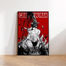 Chainsaw Man TV Show Poster, Wall Art, Wall Decoration
