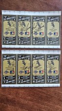 1994 Chicago White Sox World Series ALDS ALCS Playoff Ticket Sheets