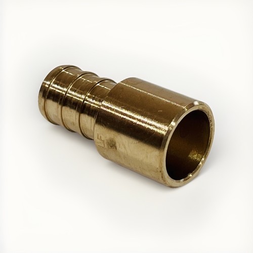 (50) 1/2" PEX X 1/2" Male Sweat Adapter Brass Crimp Fitting Lead Free