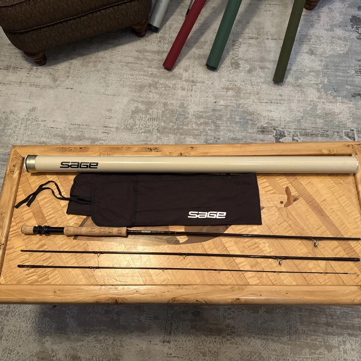 SAGE Graphite Fly Fishing Rod 3 Piece Fishing Rods & Poles for