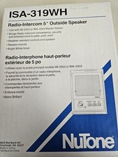 Nutone IS319WH 5" Outdoor Patio Speaker
