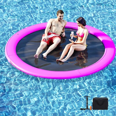 Sunchill 8FT Heavy Duty Inflatable Water Hammock, Ideal for Lakes & Oceans