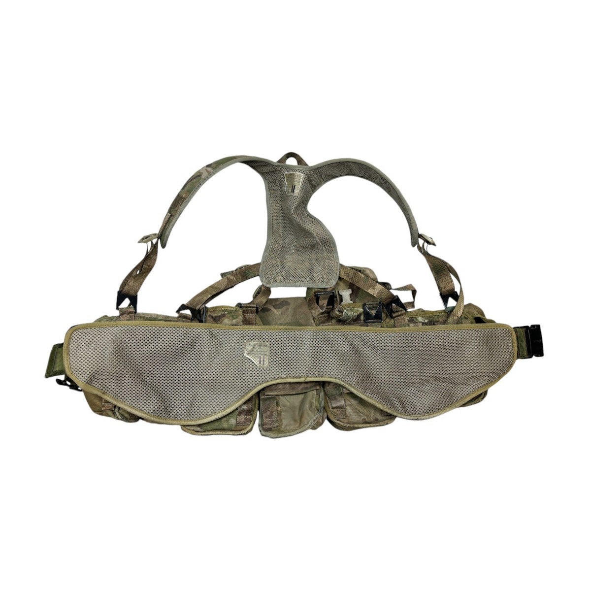 イギリス,英軍 MTP 4点PLCE HIP BELT MEDIUM＋ポーチ7点 British Army MTP PLCE Webbing Set with Hip Protection - Yoke, Belt