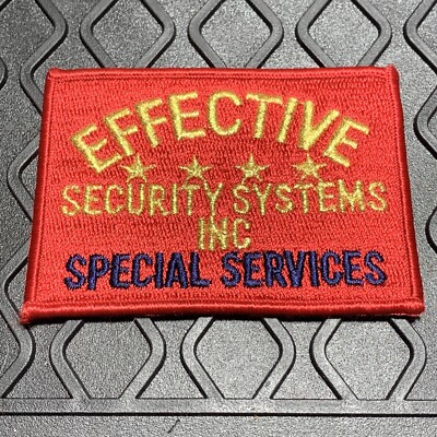 EFFECTIVE SECURITY SYSTEMS INC. SPECIAL SERVICES Patch 3 x4  Qty Avail 2P