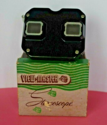 VINTAGE 1950's SAWYERS VIEW-MASTER STEREOSCOPE VIEWER PORTLAND OREGON W/  BOX