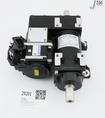 29201 SANYO DENKI AC SERVO MTR W/ DAIFUKU MT-7.2-4.4-002H-1