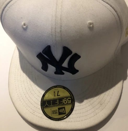 New York Yankees New Era MLB Cooperstown Collection 59Fifty Fitted - White￼ UV