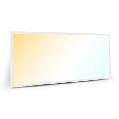 2x4FT LED Flat Panel Light with 0-10V Dimmable and 3000 to 5000K Switchable CCT