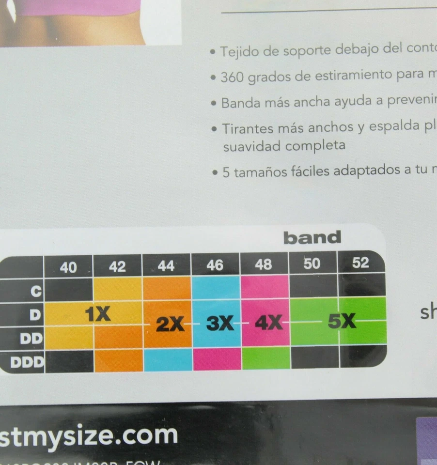 Just My Size Women's Pure Comfort Plus Size Bra , MJ1263 - Image 3 of 3