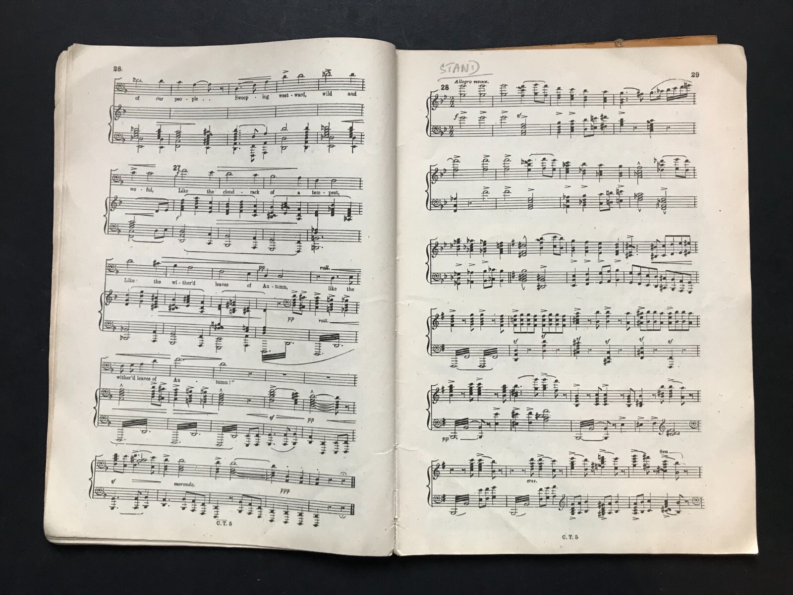 Coleridge Taylor Hiawatha 1947 Vocal Score Number 3 / Hiawatha's