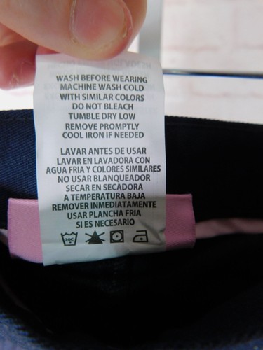 Classroom Navy Scooter Skirt Size 10.5 Plus Bow Stretch Uniform - Picture 14 of 14