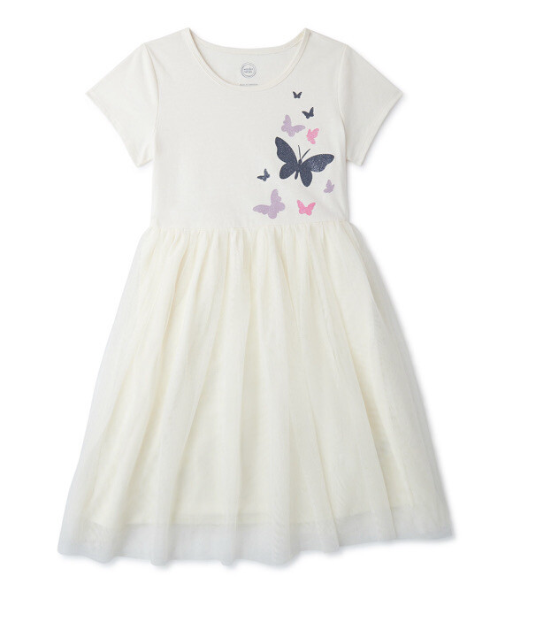 Wonder Nation Girls Delicate Ivory Tulle Tutu Dress Size XXL (18) NWT
