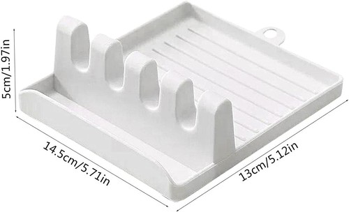 Utensil Rest with Drip Pad Heat-Resistant Spoon Holder for BBQ,Kitchen Counter - Picture 6 of 30