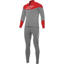 SLIPPERY "BREAKER JOHN JACKET" FULL WETSUIT CHARCOAL/RED - PICK MEN'S SIZE