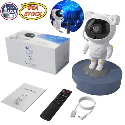 Star Projector Galaxy Night Light - Astronaut Space Buddy Projector with Remote