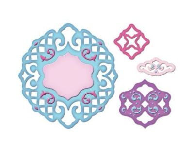 Spellbinders 4 Stanzplatten Shapeabilities Pendants Lattice